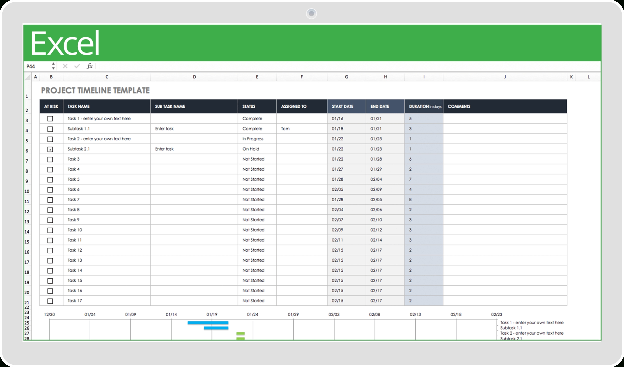 32 Free Excel Spreadsheet Templates | Smartsheet Inside Excel Spreadsheet Template For Small Business