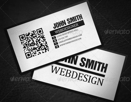 34+ Best Qr Code Business Card Identity Mockups – Psd, Word, Publisher For Qr Code Business Card Template