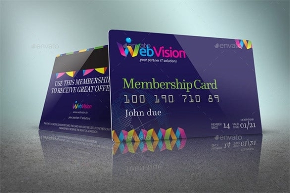 35+ Membership Card Designs & Templates | Free & Premium Templates Throughout Template For Membership Cards