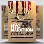 3K Marathon Flyer Template – Flyerheroes With Regard To Running Flyer Template