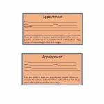 40+ Appointment Cards Templates &amp; Appointment Reminders with Appointment Card Template Word