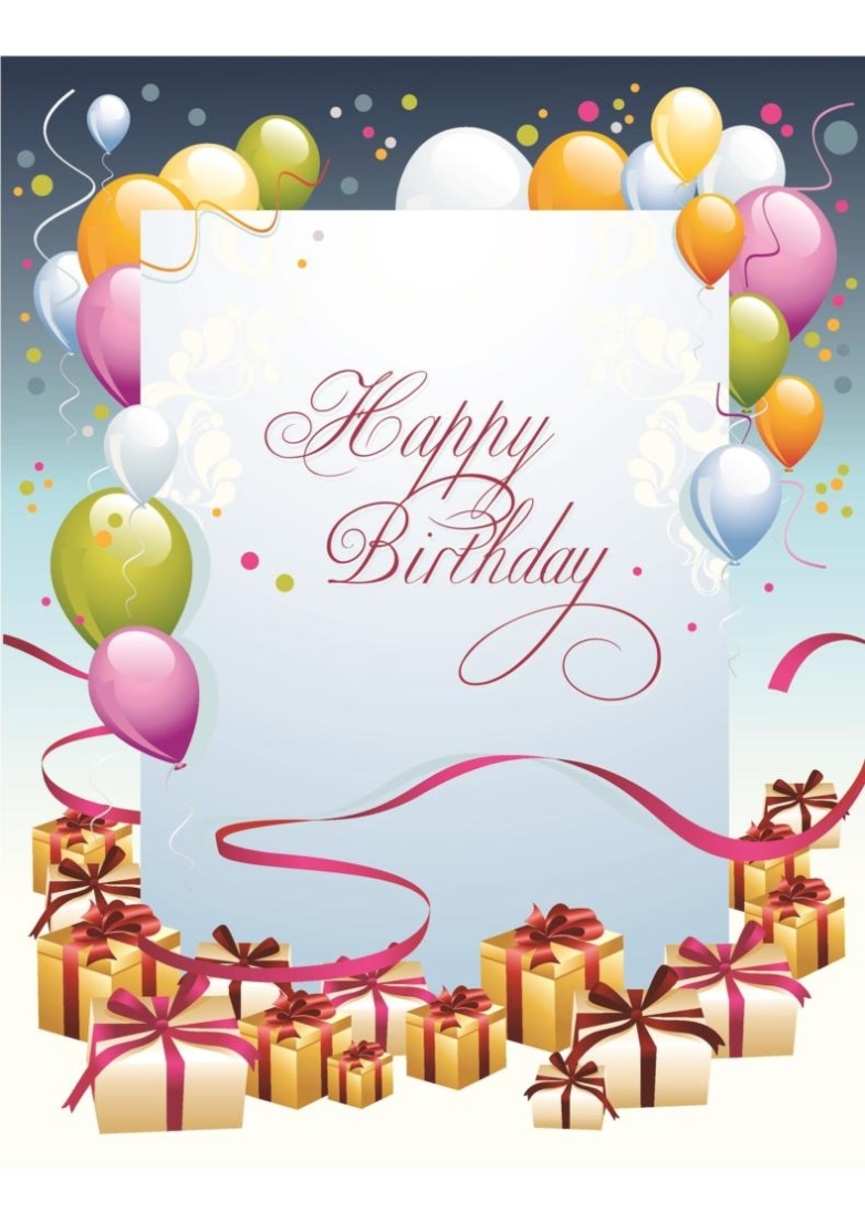 40+ Free Birthday Card Templates ᐅ Templatelab In Template For Anniversary Card