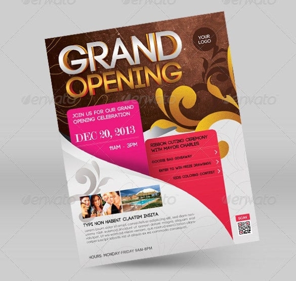 40+ Grand Opening Flyer Template – Free Psd, Ai, Vector Eps Format Download | Free & Premium Regarding Opening Soon Flyer Template