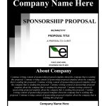 40+ Sponsorship Letter & Sponsorship Proposal Templates Intended For Sponsor Card Template
