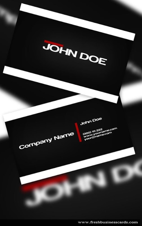 43 Best Free Business Card Templates - Jayce O Yesta Inside Email Business Card Templates