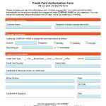 43 Credit Card Authorization Forms Templates {Ready To Use} With Authorization To Charge Credit Card Template