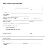 43 Credit Card Authorization Forms Templates {Ready To Use} With Credit Card Billing Authorization Form Template