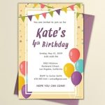 44+ Free Birthday Invitation Templates – Word | Psd | Indesign | Apple (Mac) Pages | Publisher Intended For Birthday Card Indesign Template