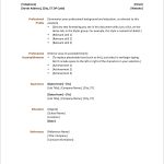 45 Free Modern Resume / Cv Templates – Minimalist, Simple & Clean Design Intended For Free Basic Resume Templates Microsoft Word