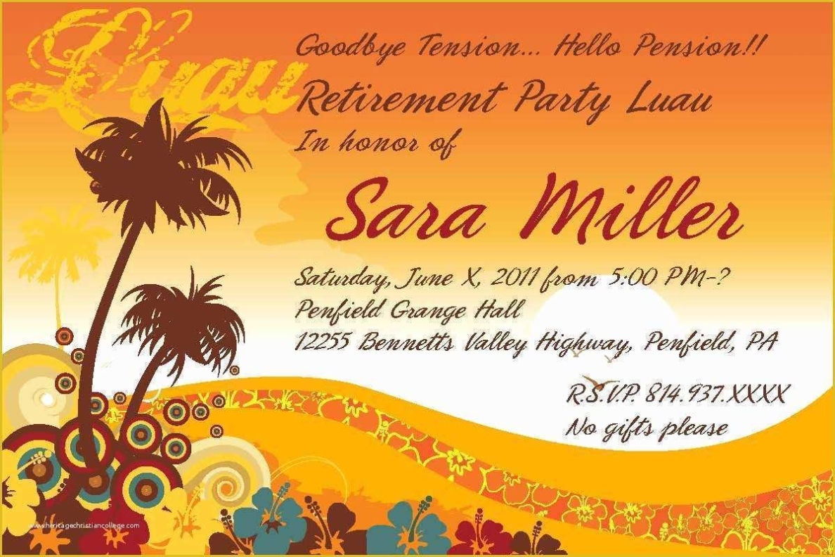 45 Free Retirement Party Invitation Flyer Templates | Heritagechristiancollege for Free Retirement Flyer Templates