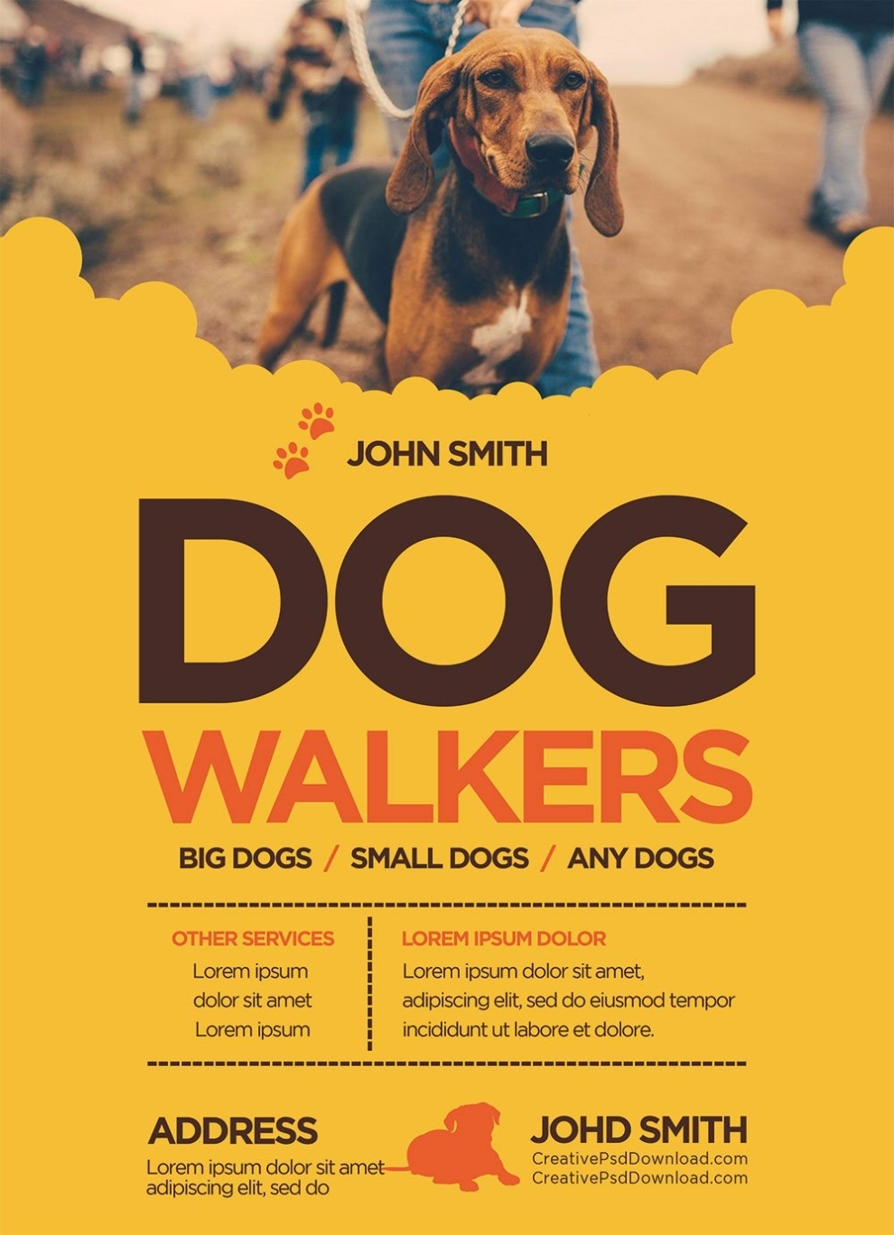 48 Cute Dog Walking Flyer Template Free Photo Hd – Uk.bleumoonproductions With Pet Flyer Templates Free