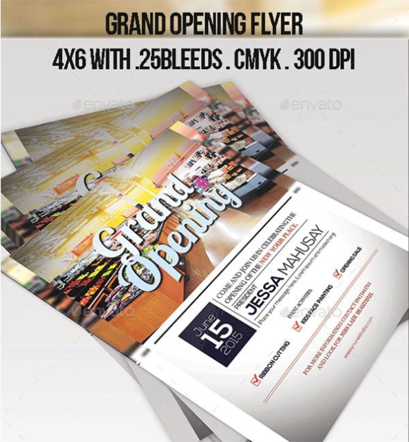 48+ Grand Opening Flyer Templates – Free & Premium Psd Downloads With Now Open Flyer Template