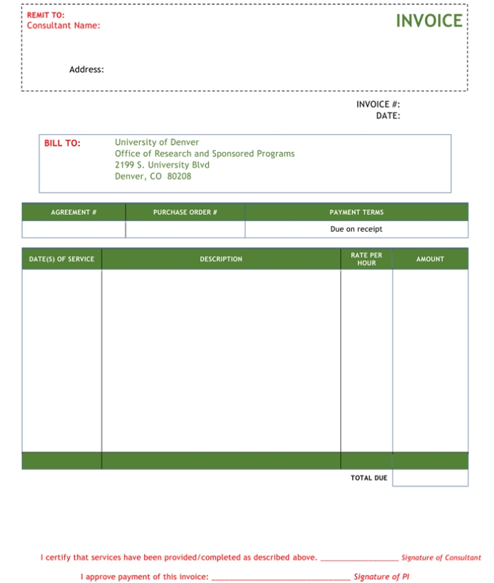 5 Free Consultant Invoice Templates (Word | Excel) Make Quick Invoices With Free Consulting Invoice Template Word