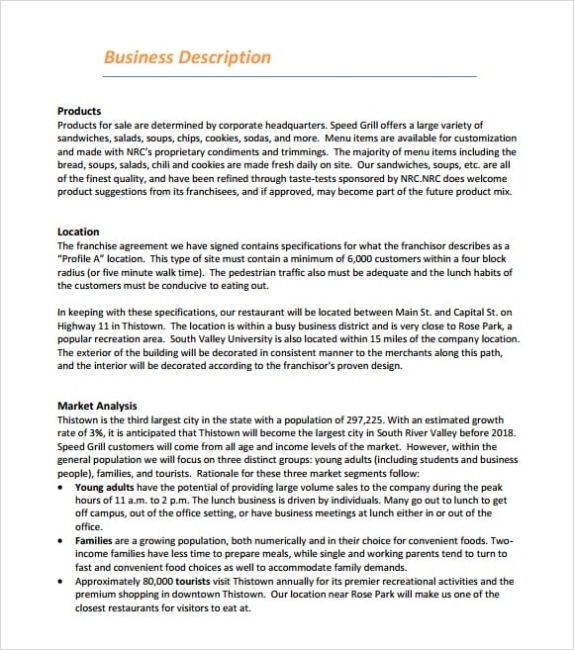 5+ Free Restaurant Business Plan Templates - Excel Pdf Formats Throughout Business Plan For Cafe Free Template