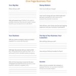 5+ One Page Action Plan Templates – Doc, Pdf | Free & Premium Templates Throughout 1 Page Business Plan Templates Free