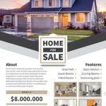 50 Best Real Estate Flyer Print Templates 2020 – Frip.in Intended For Free Home For Sale Flyer Template