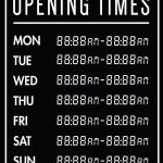 50 Free Business Hours Of Operation Sign Templates | Customize &amp; Print pertaining to Printable Business Hours Sign Template
