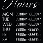 50 Free Business Hours Of Operation Sign Templates | Customize & Print Within Printable Business Hours Sign Template