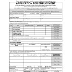 50 Free Employment / Job Application Form Templates [Printable] ᐅ Templatelab Within Job Application Template Word Document