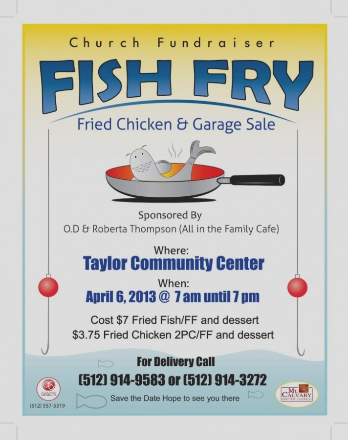 50 Free Fish Fry Flyer Template | Ufreeonline Template Pertaining To Fish Fry Flyer Template