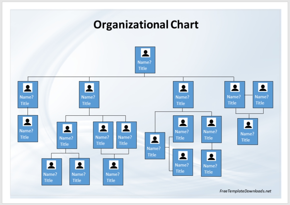 50 Free Organizational Chart Templates (Word, Excel, Powerpoint) - Free Template Downloads in Organogram Template Word Free