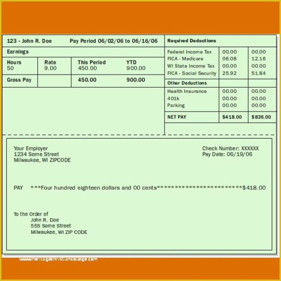 51 Pay Stub Template Word Document Free | Heritagechristiancollege Throughout Pay Stub Template Word Document