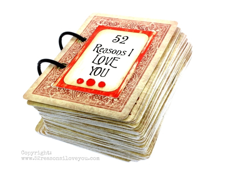 "52 Reasons I Love You" Cards Tutorial | Papervine With Regard To 52 Things I Love About You Deck Of Cards Template