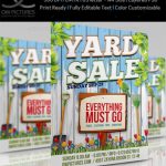 52+ Yard Sale Flyer Templates – Free Psd Vector Psd Eps Ai Downloads Regarding Garage Sale Flyer Template