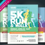5K Run-&amp;-Walk Event Flyer &amp; Poster - Corporate Identity Template Free Download | Download 5K Run within 5K Flyer Template