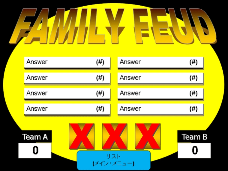 6 Free Family Feud Powerpoint Templates For Teachers Pertaining To Family Feud Powerpoint Template Free Download