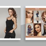 6 Modeling Comp Card Templates Vertical Fashion Canva | Etsy Within Model Comp Card Template Free