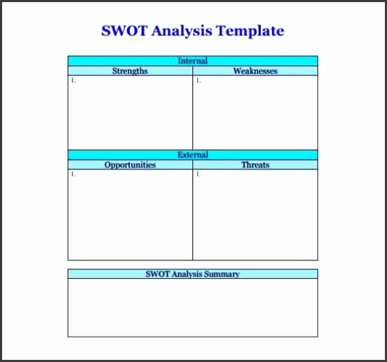 6 Swot Analysis Template Word – Sampletemplatess – Sampletemplatess Within Swot Template For Word