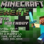 71+ Printable Birthday Invitation Templates – Word, Psd, Ai, Eps | Free & Premium Templates Within Minecraft Birthday Card Template