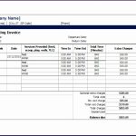 8 Itemized Invoices Statements – Excel Templates For Itemized Invoice Template