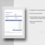 8+ Roofing Invoice Templates | Sample Templates In Roofing Invoice Template Free