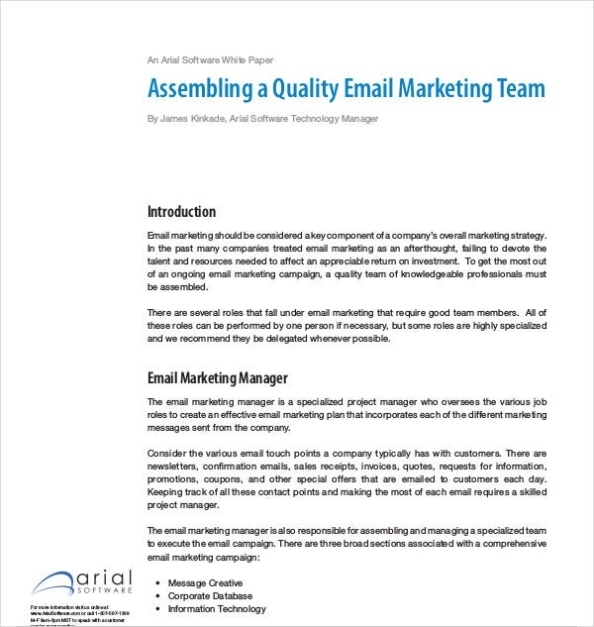 9+ Email Marketing Proposals – Pdf, Word, Pages | Free & Premium Templates With Regard To Email Template For Business Proposal