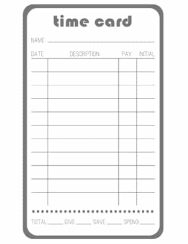 9+ Free Printable Time Cards Templates - Excel Templates Within Weekly Time Card Template Free