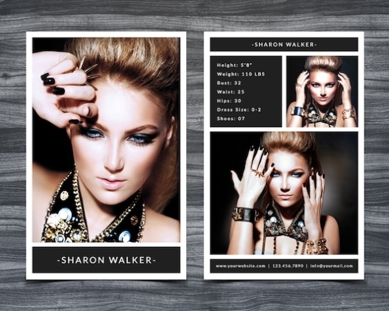 9 Model Comp Card Template - Perfect Template Ideas Intended For Zed Card Template Free