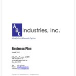 A Business Plan Cover Page / Feasibility Plan Business Plan Cover Page Table Of / Learn How To With Regard To Business Plan Cover Page Template
