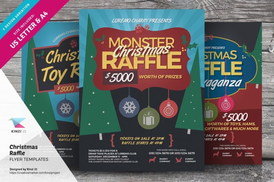 Addictionary In Free Raffle Flyer Template