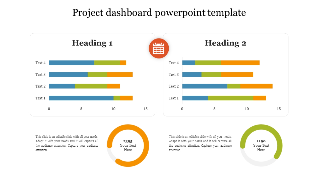 Affordable Project Dashboard Powerpoint Template Design Inside Project Dashboard Template Powerpoint Free