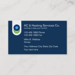Air Conditioning And Heating Business Card | Zazzle.au Throughout Hvac Business Card Template