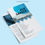 Airlines/Aviation Services Dl Card Template - Illustrator, Indesign for Dl Card Template