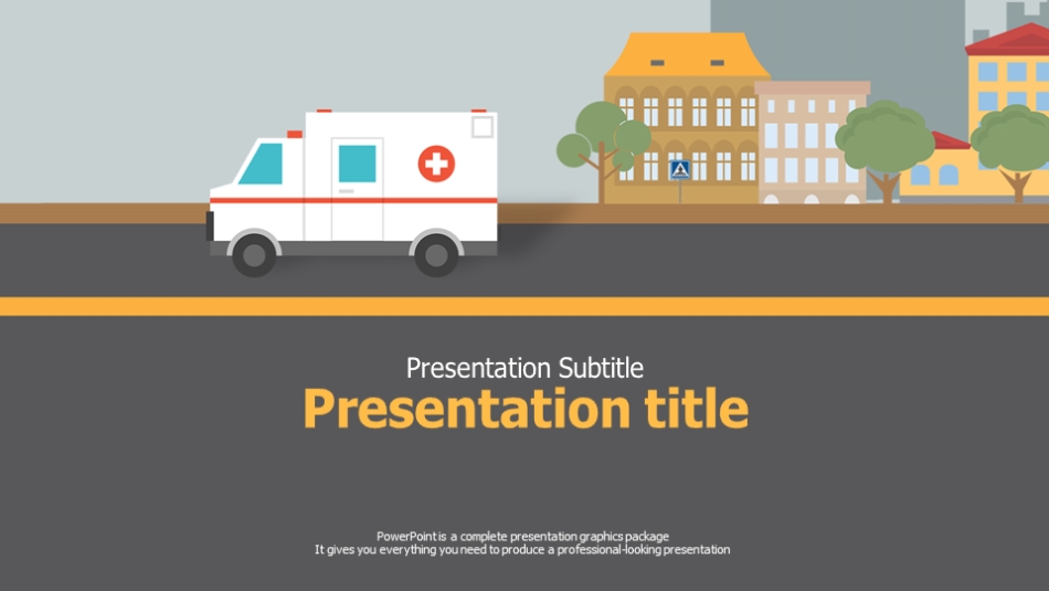 Ambulance Ppt Wide – Goodpello In Ambulance Powerpoint Template