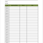 Appointment Book Template – Printable Schedule Template In Appointment Sheet Template Word