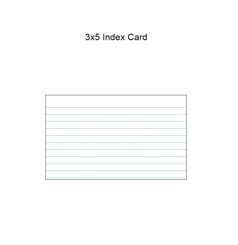 Art & Collectibles Editable Pdf Index Card Printable 3X5 Index Card Printable Note Cards. Blank For Word Template For 3X5 Index Cards