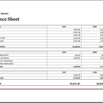 Asset And Liability Report Balance Sheet For Excel | Excel Templates With Regard To Business Balance Sheet Template Excel