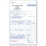 Auto Repair Order Forms, Estimate Forms & Towing Forms | Auto Body Throughout Mechanic Job Card Template
