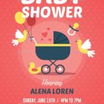Baby Shower Flyer By Bonezboyz9 | Graphicriver Inside Baby Shower Flyer Template