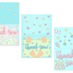 Baby Shower Thank You Cards Free Printable Throughout Template For Baby Shower Thank You Cards